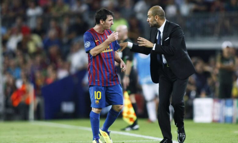 Guardiola pagou pedágio para Messi